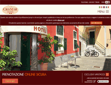 Tablet Screenshot of hotelcrismar.it